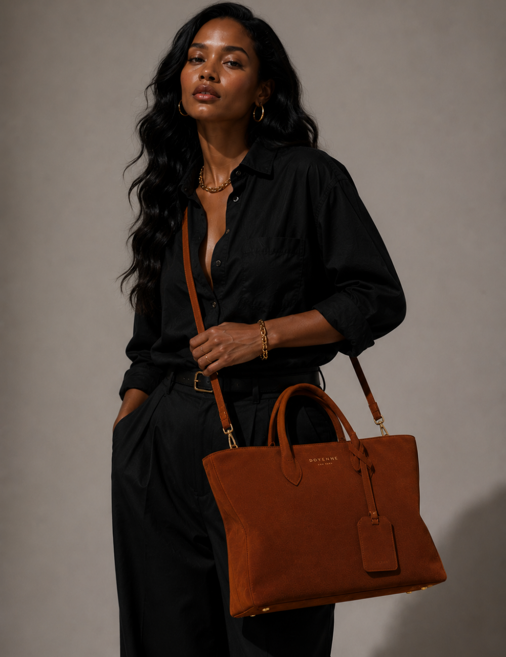 Mailou Carryall Cognac Suede