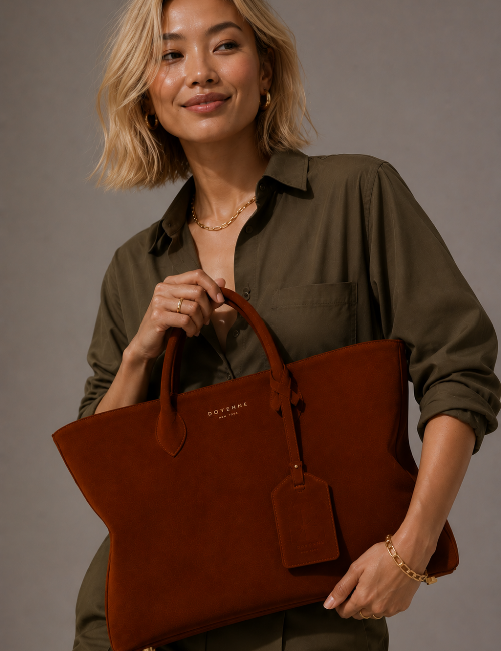 Mailou Carryall Cognac Suede