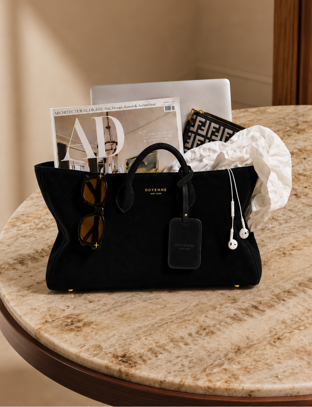 Mailou Caryall Black Suede